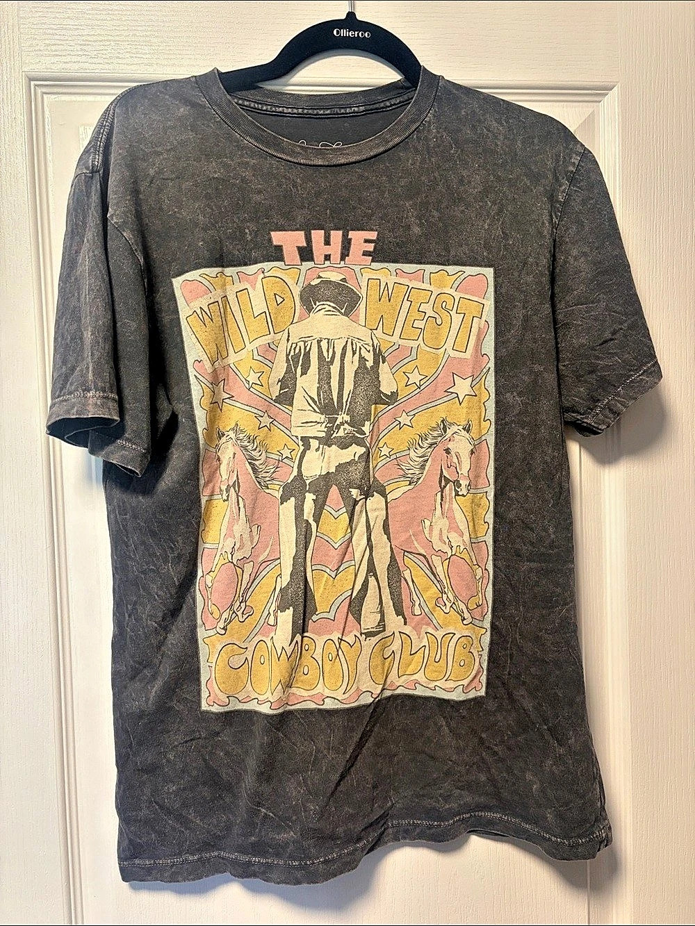 Revolve Fashion Wild West Cowboy Club graphic tee Graphic Tee in Black